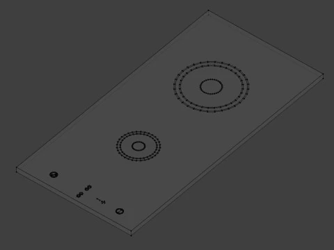 Modern household appliance designed for a hotel room 3D Model