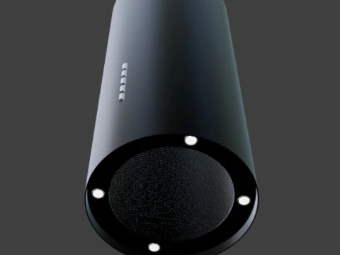 Nowoczesny okap elektroniczny w kuchni Model 3D