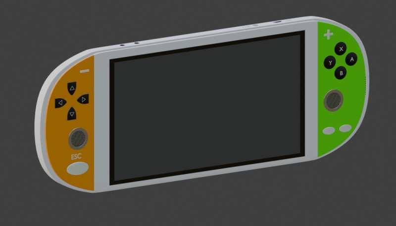 X7 portable gaming console 3D मॉडल .c4d .max .obj .3ds .fbx .stl .blend 
