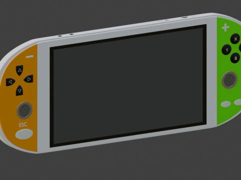 Consola de jogos port&aacute;til X7 Modelo 3D