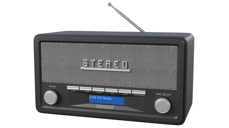 Radio DENVER DAB-18 Modelo 3D .c4d .max .obj .3ds .fbx .stl .blend