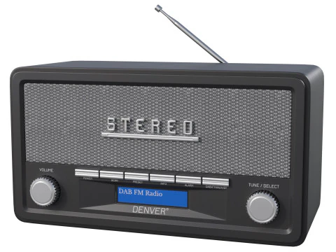 R&aacute;dio DENVER DAB-18 Modelo 3D