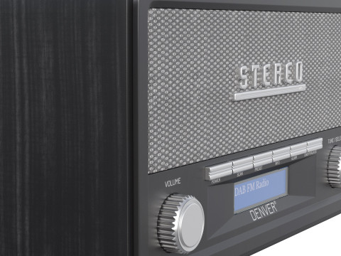Radio DENVER DAB-18 Modelo 3D