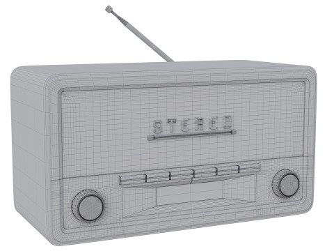 Radio DENVER DAB-18 Modelo 3D
