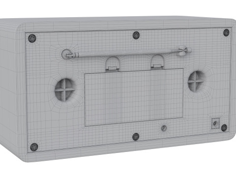 Radio DENVER DAB-18 Modelo 3D