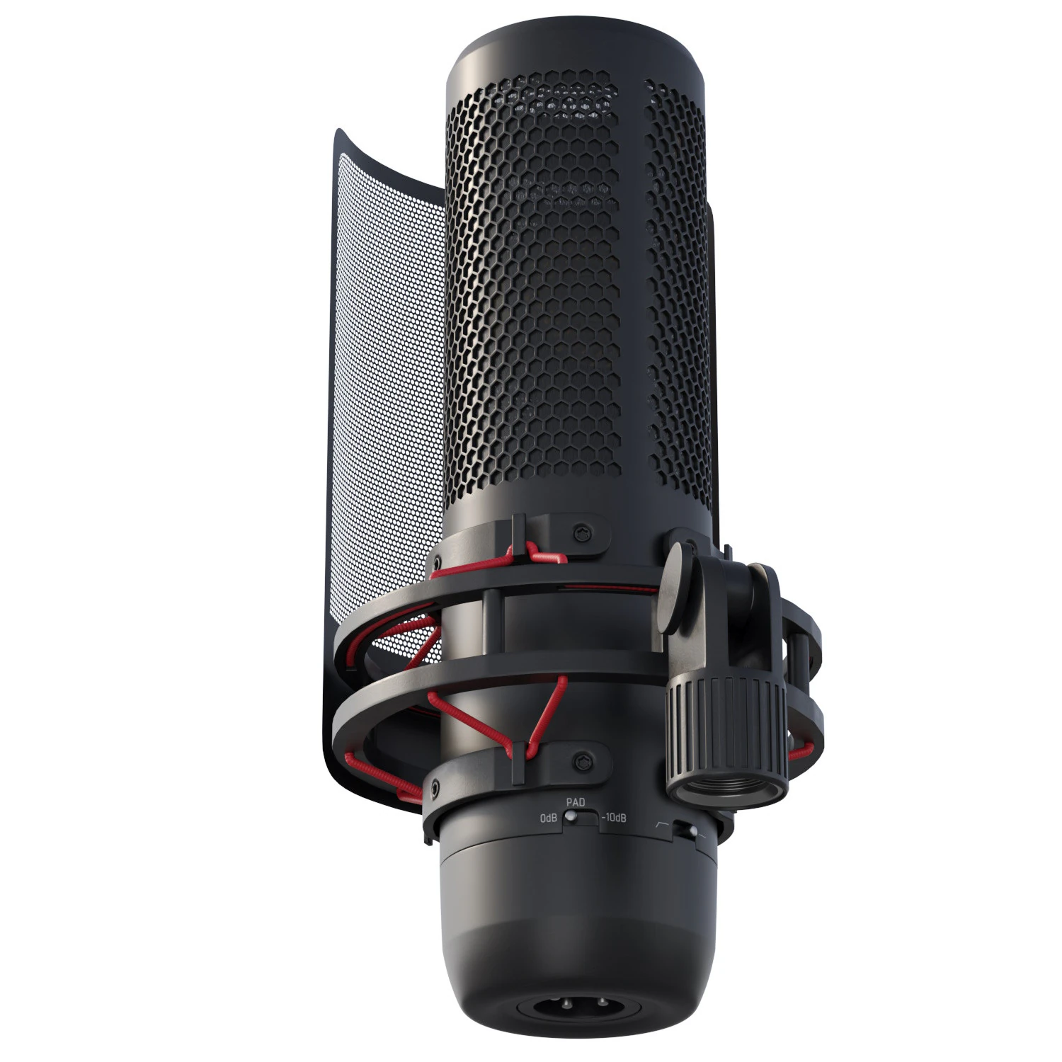 Microphone HYPERX ProCast 3D Model .c4d .max .obj .3ds .fbx .stl .blend 