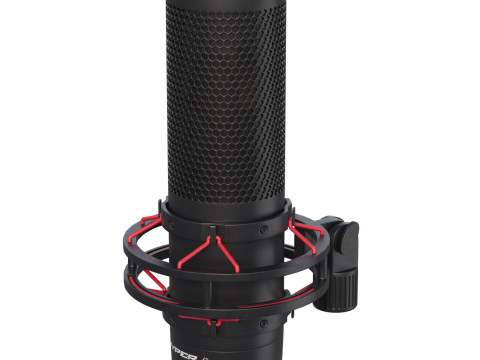 Microphone HYPERX ProCast Modelo 3D