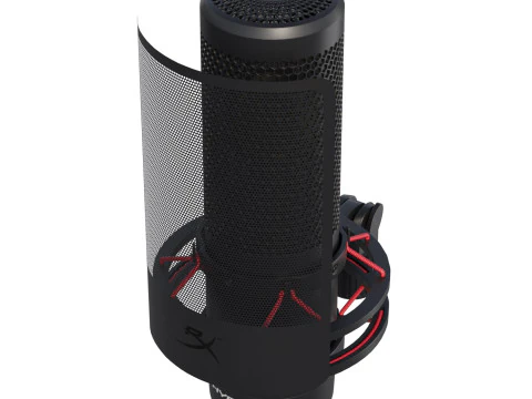 Microphone HYPERX ProCast 3D Model