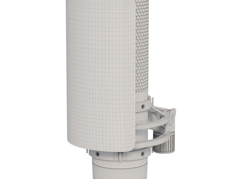 Microphone HYPERX ProCast Modelo 3D
