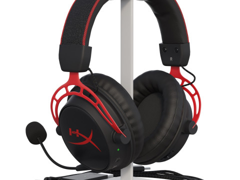 Headphone HyperX Cloud Alpha Wireless 3Dモデル
