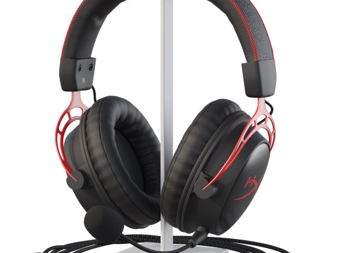 Headphone HyperX Cloud Alpha Wireless 3Dモデル