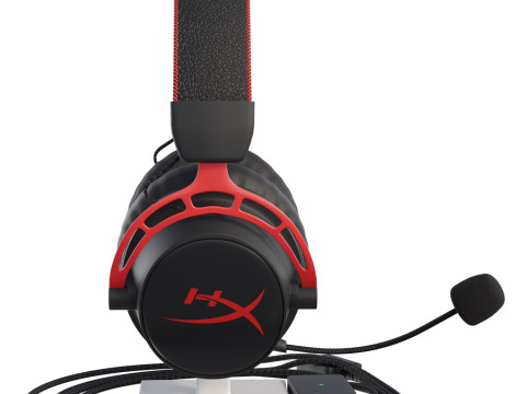 Headphone HyperX Cloud Alpha Wireless 3Dモデル