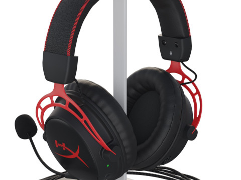 Headphone HyperX Cloud Alpha Wireless 3Dモデル