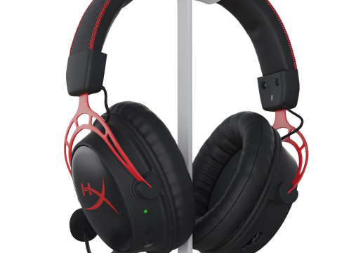 Headphone HyperX Cloud Alpha Wireless 3Dモデル