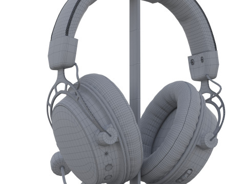 Headphone HyperX Cloud Alpha Wireless 3Dモデル