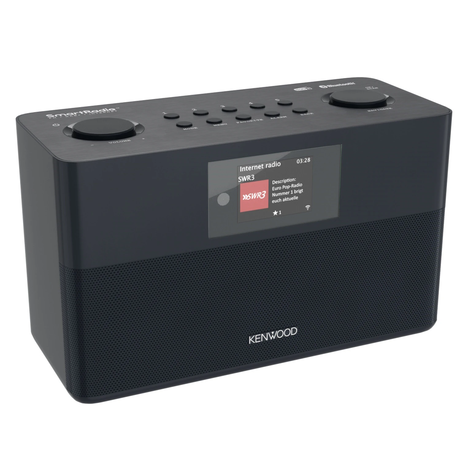 Radio-KENWOOD-CR-ST100S 3D Model .c4d .max .obj .3ds .fbx .stl .blend 