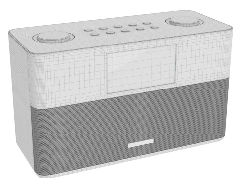 Radio-KENWOOD-CR-ST100S Modello 3D