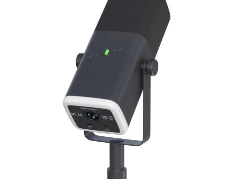 Dynamic microphone Fifine TAM8 USB-XLR Black 3D Model