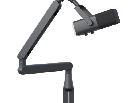Dynamic microphone Fifine TAM8 USB-XLR Black 3D Model