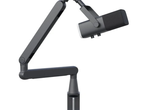 Dynamic microphone Fifine TAM8 USB-XLR Black 3D Model