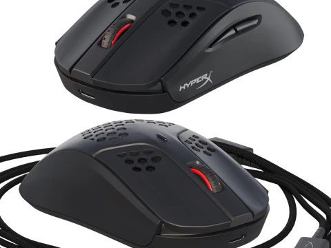 Mouse HyperX Pulsefire Haste Wireless Black 3D Model