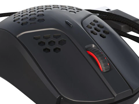 Mouse HyperX Pulsefire Haste Wireless Black 3D Model