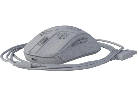 Mouse HyperX Pulsefire Haste Wireless Black 3D Model