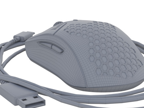 Mouse HyperX Pulsefire Haste Wireless Black 3D Model