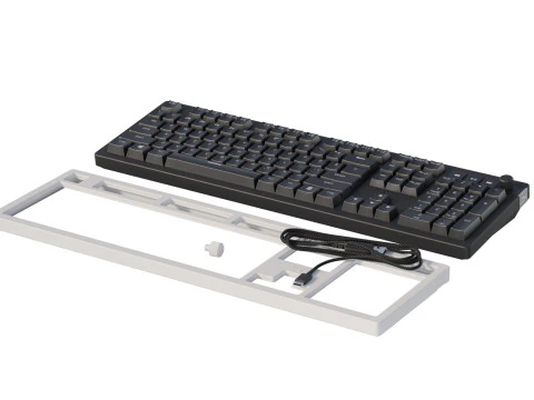 Wired keyboard HyperX Alloy Rise PBT HX Red USB Black 3D Model