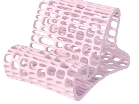 PHONE STAND chair art Model do druku 3D