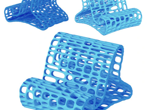 PHONE STAND chair art 3D Print Model