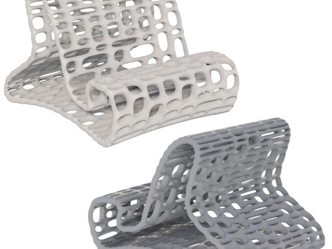 PHONE STAND chair art Model do druku 3D