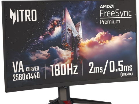 Monitor ACER Nitro XZ273UP2BMIIPHX Modèle 3D