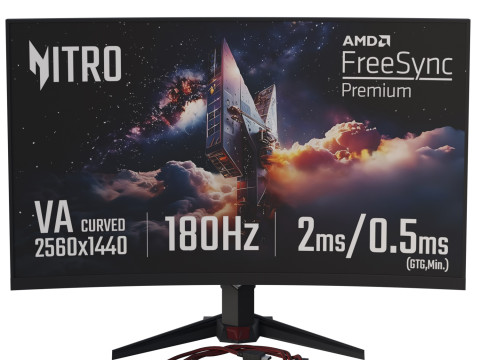 Monitor ACER Nitro XZ273UP2BMIIPHX 3D Модель
