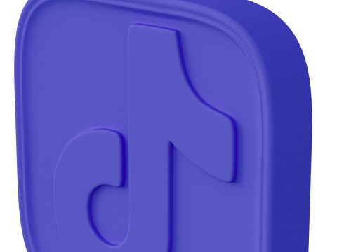 Social Media Logo Keychains 3D प्रिंट मॉडल