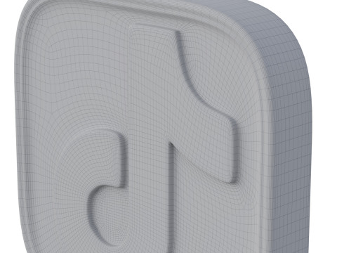 Social Media Logo Keychains 3D प्रिंट मॉडल