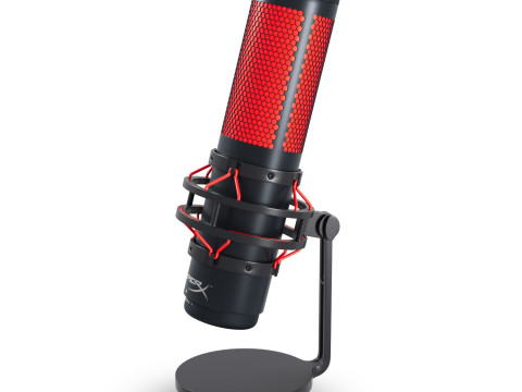 Mikrofon HYPERX QuadCast 3D 모델