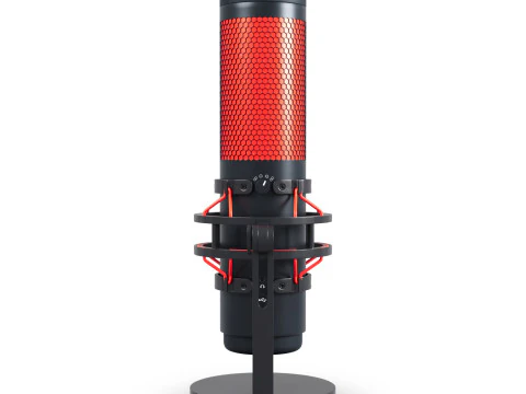 Mikrofon HYPERX QuadCast 3D Model
