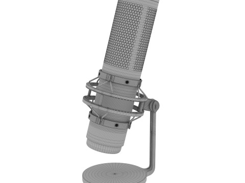 Mikrofon HYPERX QuadCast 3D Model