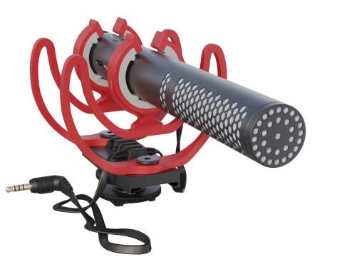 Microphone Rode VideoMic NTG 3D 모델