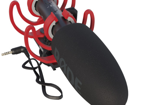 Microphone Rode VideoMic NTG 3D 모델