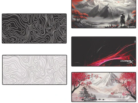 गेमिंग सरफेस सेट 3D मॉडल