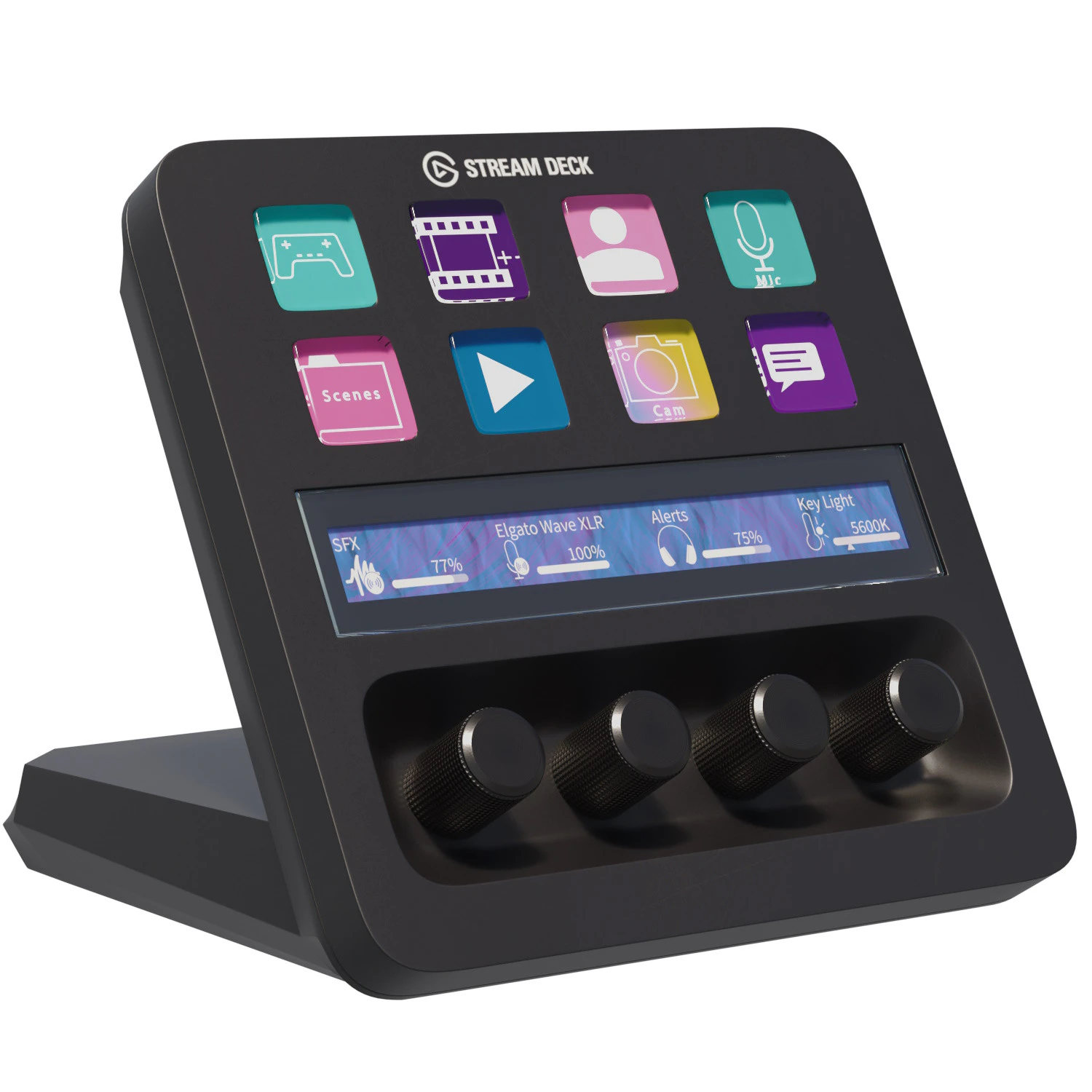 Elgato Stream Deck 3D Model .c4d .max .obj .3ds .fbx .stl .blend 