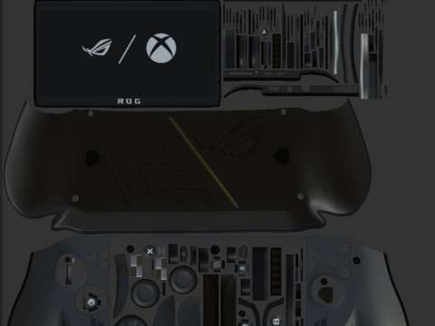 ROG Xbox Ally X 3Dモデル