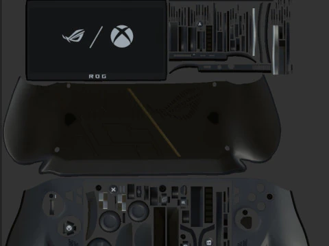 ROG Xbox Ally X 3D Model