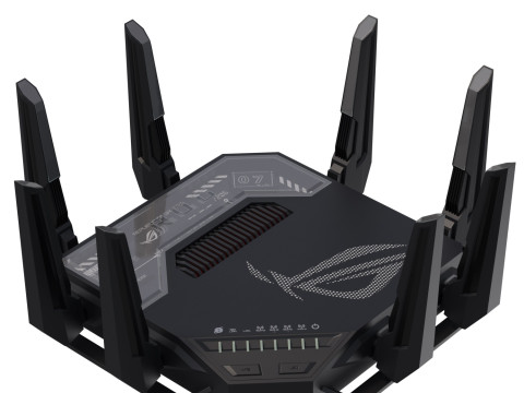 Gaming Wi-Fi router ROG 3D Modell