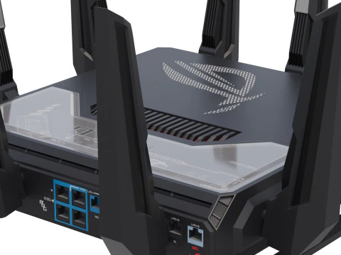 Gaming Wi-Fi router ROG 3D Model