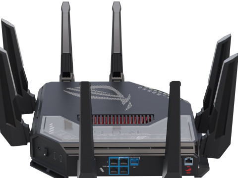 Gaming Wi-Fi router ROG 3D Modell