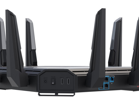 Gaming Wi-Fi router ROG 3D Modell