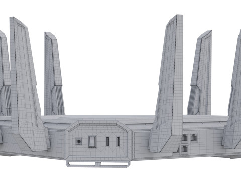 Gaming Wi-Fi router ROG 3D Modell